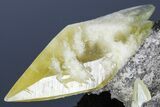 Twinned Calcite Crystal on Dolomite Matrix - Missouri #176009-2